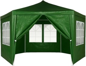 Pawilon ogrodowy z oknami 2x2x2m, namiot ogrodowy, zielony Gardella-WGR