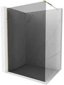 Mexen Kioto ścianka prysznicowa Walk-in 70 x 200 cm, grafit 8 mm, złota - 800-070-101-50-40