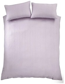 Lawendowa pościel dwuosobowa z kory 230x220 cm Heatset Wave – Catherine Lansfield