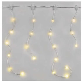 LED łańcuch świąteczny zewnętrzny 100xLED, 8 funkcji, 7,9x0,7m, IP44, ciepła bie