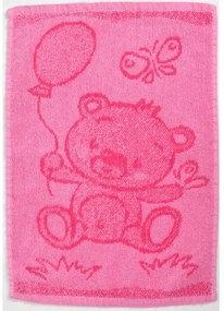 Ręcznik dziecięcy BEBE miś różowy 30x50 cm