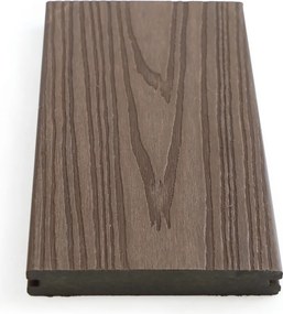 Deski tarasowe WPC koextrudowane, pełny profil, 140 × 23 × 2850 mm, 4 szt., rosewood
