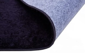 Dywan pluszowy Catwalk czarny 60 cm x 100 cm