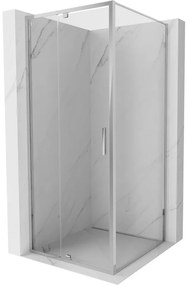 Mexen Exo kabina prysznicowa uchylna 100 x 100 cm, transparent, chrom - 819-100-100-01-00