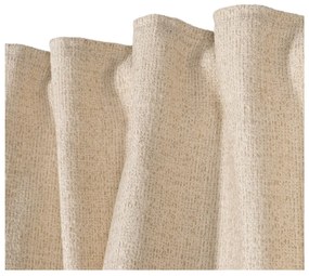 Kremowa zasłona 140x260 cm – Ixia