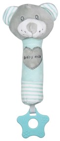 Baby Mix Pluszowa zabawka z gryzakiem Niedźwiadek, miętowy