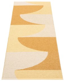 Chodnik odpowiedni na zewnątrz w kolorze ochry 70x180 cm Hill Ochre Pale Yellow – Pappelina