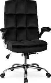 Pikowane krzesło biurowe z weluru London