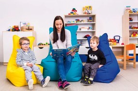 Fotel dziecięcy, przedszkolny z granulatu Granoo