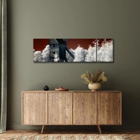 Obraz młyna (170x50 cm)