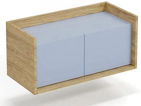 Szafka modułowa 78cm hikora + niebieski horyzont - Afilia 8X