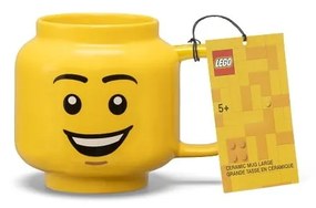 Żółty ceramiczny kubek dla dzieci 530 ml Head – LEGO®