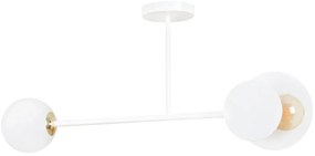 Biała nowoczesna lampa sufitowa - 7X D007 M6-S42