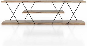 Stolik pod telewizor Canaz Black and Walnut