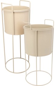 Kwietniki metalowe IDEM, 2 sztuki