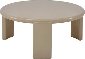 Stolik kawowy MDF - Beżowy błyszczący - ZYRENIA