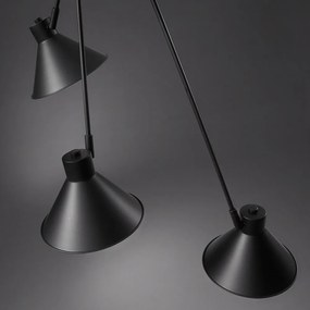 Czarna lampa sufitowa 80x80 cm Dione – Kave Home