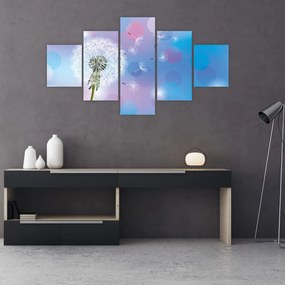 Obraz - Dmuchawiec na wietrze (125x70 cm)