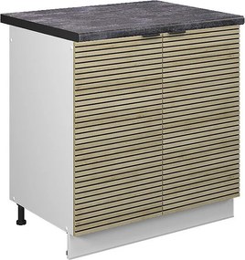 Szafka pod zlew panel dębowy 80x60x82 fame-line