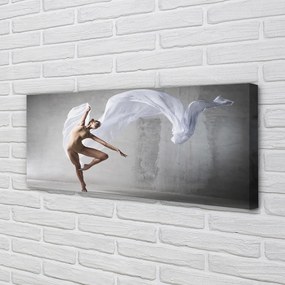 Obraz canvas na ścianę Taniec z Białym Materiałem