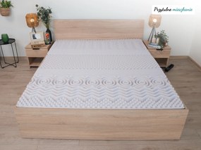 Piankowy materac DELUXE 120 x 200 cm Ochrona materaca: BEZ ochraniacz na materac