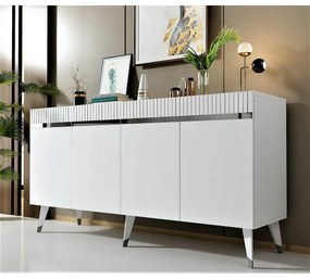 Szafka Defne White and Silver