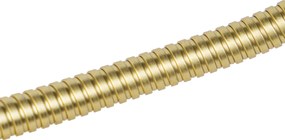 Lampa ścienna art deco złota z USB i czarnym kloszem - Brescia