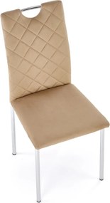 Pikowane krzesło z rączką do przenoszenia K578 Halmar