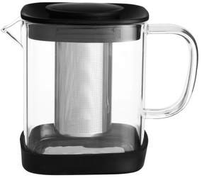 Kwadratowy dzbanek z zaparzaczem, 1 l