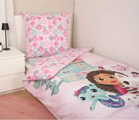 Herding Bawełniana pościel Gabby's Dollhouse, 135 x 200 cm, 80 x 80 cm