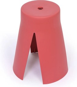 Plastikowy stołek RIKO, czerwony