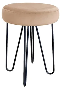 Taboret TORIN 2 MG VELVET beżowy ATOS