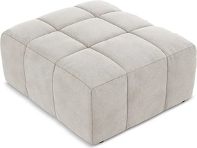 Beżowy aksamitny podnóżek Aloha – Makamii