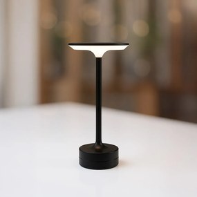 Lampka nocna czarna, ładowanie, bezprzewodowa TAVOLO Black