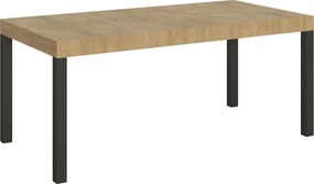 Stół rozkładany 200/304x90 cm Everyday dąb naturalny nogi antracytowe