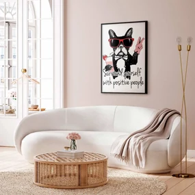Plakat Advice 29,7x42 cm z ramą czarną bez marginesu ARTGEIST B