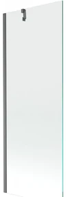 Mexen Next parawan nawannowy 1-skrzydłowy 70 x 150 cm, transparent, gun gray szczotkowany - 895-070-000-00-00-66