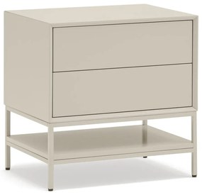 Kremowa szafka nocna Platt – Teulat