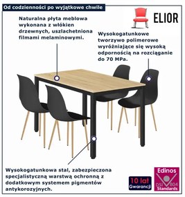 Komplet mebli stół + 4 krzesła H1-C91