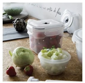 Zestaw 4 pojemników próżniowych na żywność z pompką Compactor Food Saver