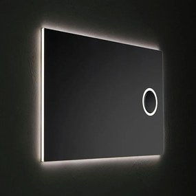 Lustro prostokątne LED "Corvallis" z podświetlaną lupą cm 120x70