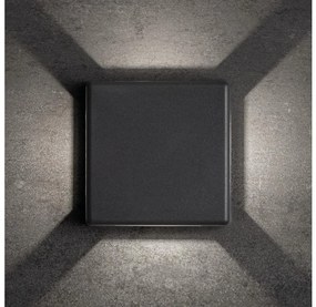 Kanlux 39181 - Zewnętrzny kinkiet LED REFAZI LED/6W/230V IP54 antracyt