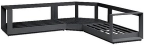 Narożnik aluminiowy dla 5 osób MADRID NEW (antracyt)