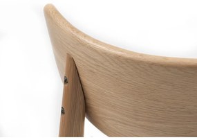 Kremowo=naturalne krzesło Elim – Unique Furniture