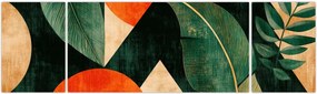 Obraz - Geometryczne motywy naturalne II. (170x50 cm)