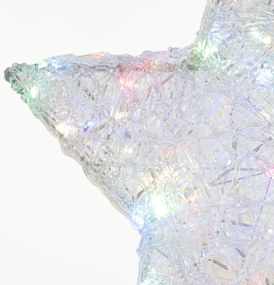 Ozdobna gwiazda z oświetleniem LED, 50 cm