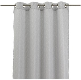 Zasłona żakardowa w szaro-srebrnym kolorze 140x260 cm Lluvia – Casa Selección