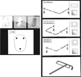 Drążek prysznicowy narożny 20 mm, Wenko