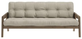 Beżowa rozkładana sofa 204 cm Grab – Karup Design