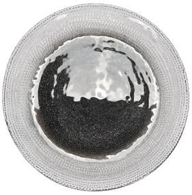 Szklany talerz deserowy LAKRIS, Ø 21 cm